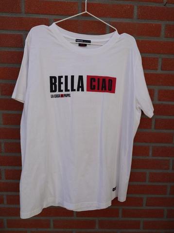 t-shirt bella ciao – la casa de papel, pull & bear maat XL beschikbaar voor biedingen