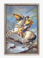 Olieverfschilderij Napoleon in prachtige gouden lijst, Antiek en Kunst, Ophalen of Verzenden