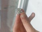 Witgouden ring met diamanten, Sieraden, Tassen en Uiterlijk, Ringen, Wit, Ophalen of Verzenden, Zo goed als nieuw, Dame