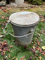 Zinken vuilnisemmer DSM, Huis en Inrichting, Ophalen, Gebruikt, 50 tot 75 cm, 40 liter of meer