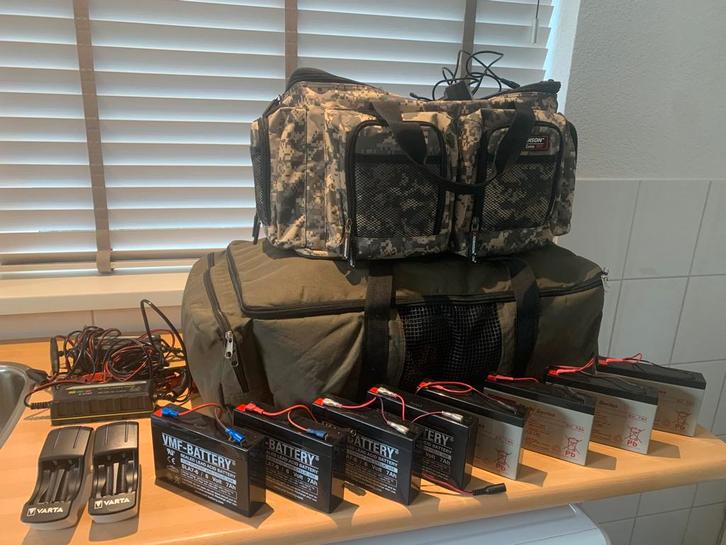 Zeer complete Skarp voerboot karper vissen, Watersport en Boten, Hengelsport | Karpervissen, Zo goed als nieuw, Overige typen