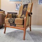 Prachtige fauteuil. Textiel / hout. Top kwaliteit, Ophalen, ., Hout, Zo goed als nieuw