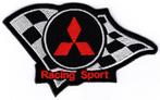 Mitsubishi Racing Sport stoffen opstrijk patch embleem #1, Ophalen of Verzenden, Nieuw, Auto's