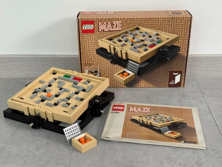 Lego Ideas Maze 21305, Kinderen en Baby's, Speelgoed | Duplo en Lego, Zo goed als nieuw, Lego, Complete set, Ophalen of Verzenden