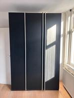 Ikea Pax Kast - Zwart met Zilver, Huis en Inrichting, Ophalen, Gebruikt, 200 cm of meer, 150 tot 200 cm
