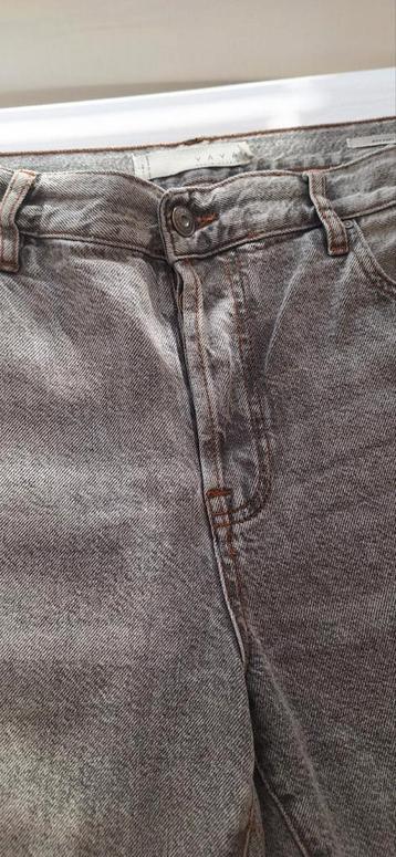 Yaya Jeans Maat 42/44 - Grijs/Bruin - Als Nieuw! beschikbaar voor biedingen