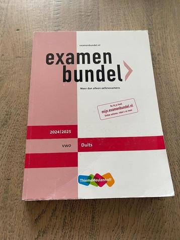 Examenbundel Duits VWO 2024/2025 beschikbaar voor biedingen