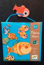 Djeco Memory Spel Vissen 30 stukjes, Ophalen of Verzenden, Zo goed als nieuw, Ontdekken
