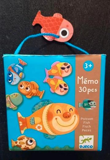 Djeco Memory Spel Vissen 30 stukjes beschikbaar voor biedingen