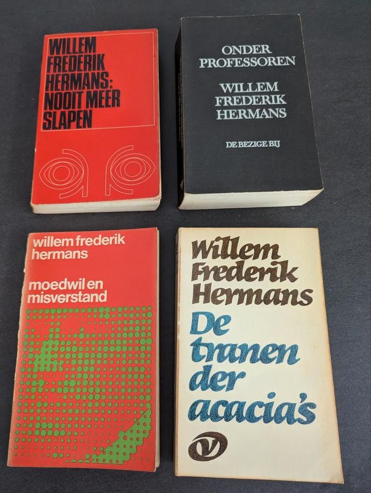 Willem Frederik Hermans - 4 Boeken, Boeken, Romans, Gelezen, Nederland, Ophalen of Verzenden