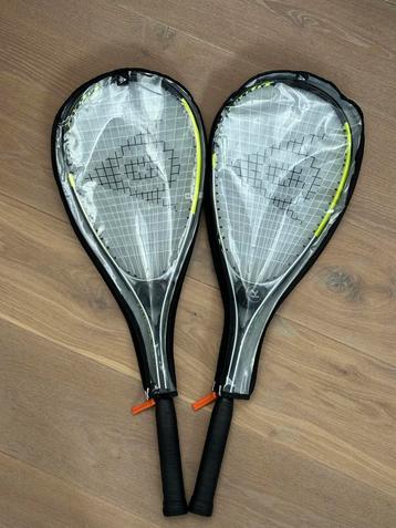 2x Dunlop Hyper Lite Ti 4.0 Squashrackets beschikbaar voor biedingen