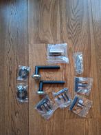 Inboorpaumelle zwart met deurklink, Ophalen of Verzenden