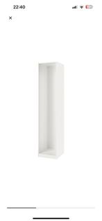 Pax kast wit, Huis en Inrichting, Kasten | Kledingkasten, Ophalen, 200 cm of meer, Eikenhout, Met hangruimte