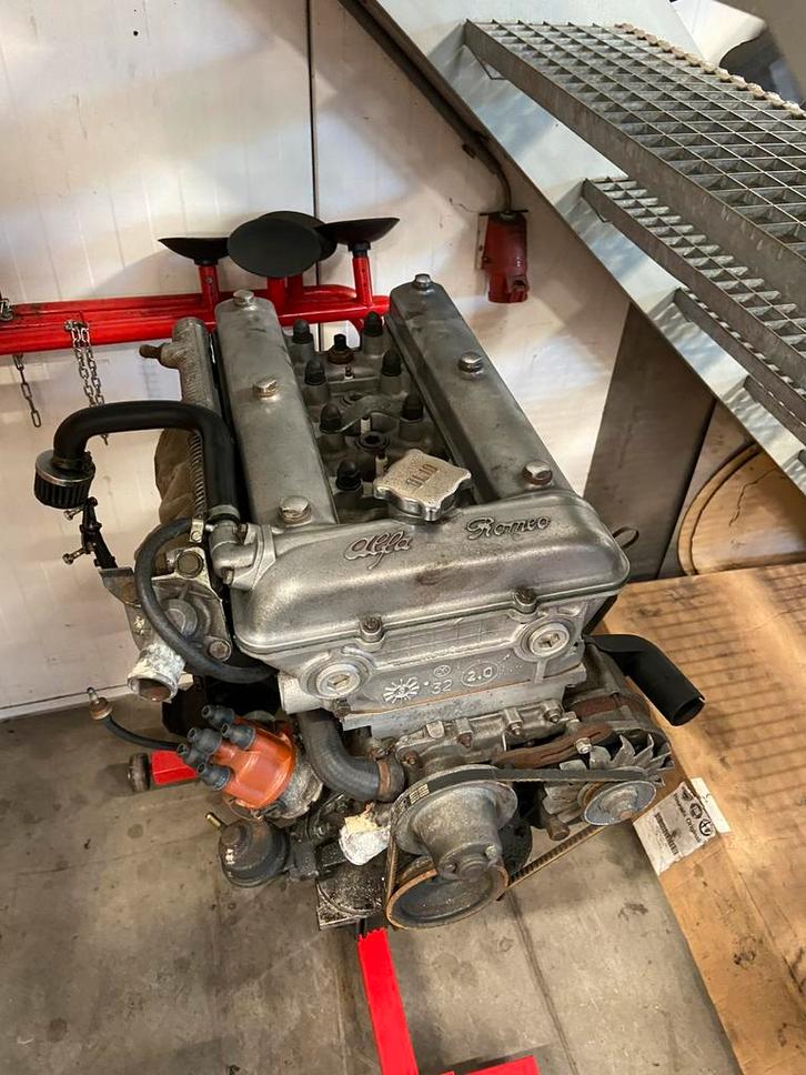 Alfa Romeo Nord 2.0 motor incl. Carburateurs, Auto-onderdelen, Motor en Toebehoren, Alfa Romeo, Gebruikt, Ophalen