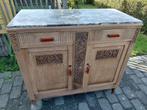 Art Deco dressoir (in restauratie) met marmeren blad, Antiek en Kunst, Antiek | Meubels | Kasten, Ophalen