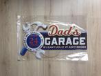 DAD’S GARAGE 3D reclame bord (geen emaille) NIEUW 60 cm, Ophalen of Verzenden, Nieuw, Reclamebord