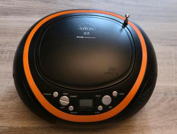 Nieuwe black  Draagbare Stereo FM Radio CD Player snoer  beschikbaar voor biedingen