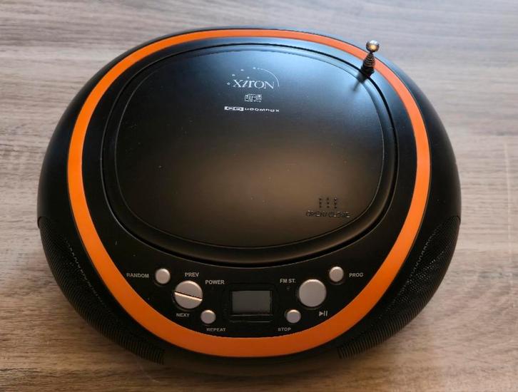 Nieuwe black  Draagbare Stereo FM Radio CD Player snoer, Audio, Tv en Foto, Radio's, Nieuw, Radio, Met cd-speler, Ophalen of Verzenden