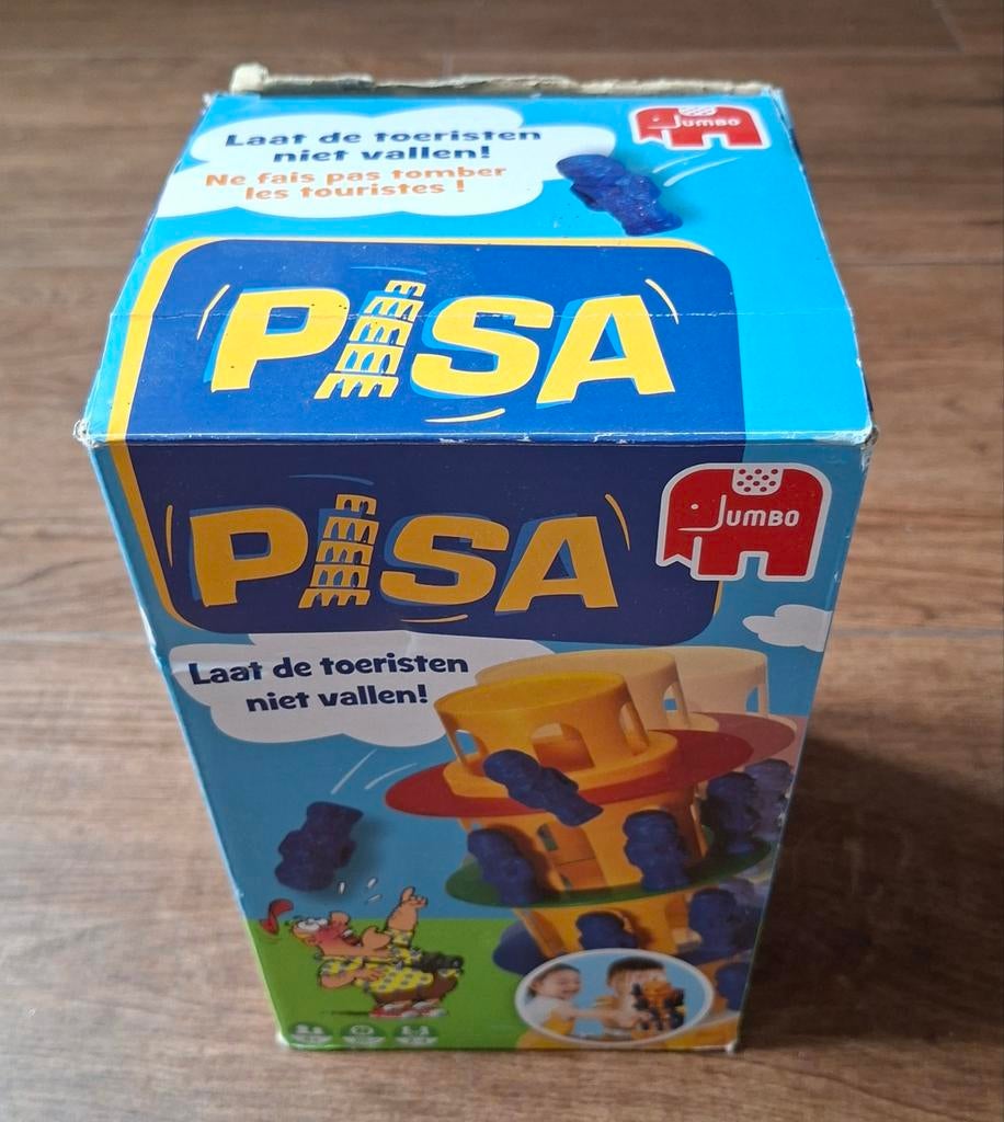 Toren van Pisa spel compleet, Hobby en Vrije tijd, Gezelschapsspellen | Overige, Ophalen of Verzenden