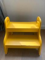 IKEA TROGEN Trapje/kruk voor kind, geel, 40x38x33 cm, Kinderen en Baby's, Kinderkamer | Overige Meubels, Gebruikt, Ophalen of Verzenden