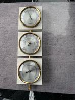 Vintage Thermometer, Barometer en Hygrometer Set, Ophalen of Verzenden, Gebruikt, Weerstation