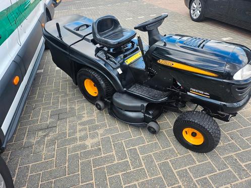 Zitmaaier partner 20 pk 2cilinder achtervanger mulch, Tuin en Terras, Grasmaaiers, Zo goed als nieuw, 50 cm of meer, Cirkelmaaier
