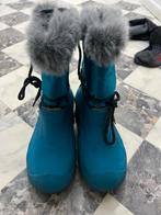 Blauwe winterlaarzen met bontrand - Maat  33, Ophalen of Verzenden, Gebruikt, Jongen of Meisje, Laarzen
