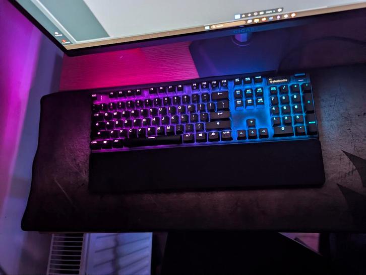 Steelseries Apex 7 Brown Switch, Computers en Software, Toetsenborden, Zo goed als nieuw, Qwerty, Bedraad, Ergonomisch, Gaming toetsenbord