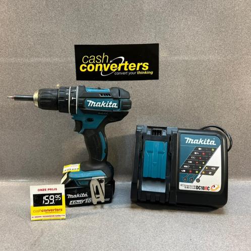 Makita DHP482 | accuboor | accu en lader | 377909, Doe-het-zelf en Verbouw, Gereedschap | Machine-onderdelen en Toebehoren, Gebruikt