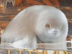 Zeehond mooi vintage kristal uit Zweden door Mats Jonasson., Antiek en Kunst, Antiek | Glas en Kristal, Ophalen of Verzenden