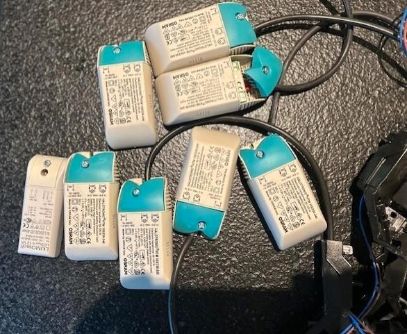 7x OSRAM Halotronic HTM 105/230-240 Transformator, Doe-het-zelf en Verbouw, Elektra en Kabels, Gebruikt, Overige typen, Ophalen of Verzenden