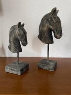 Twee decoratieve paardenkoppen, Antiek en Kunst, Ophalen of Verzenden