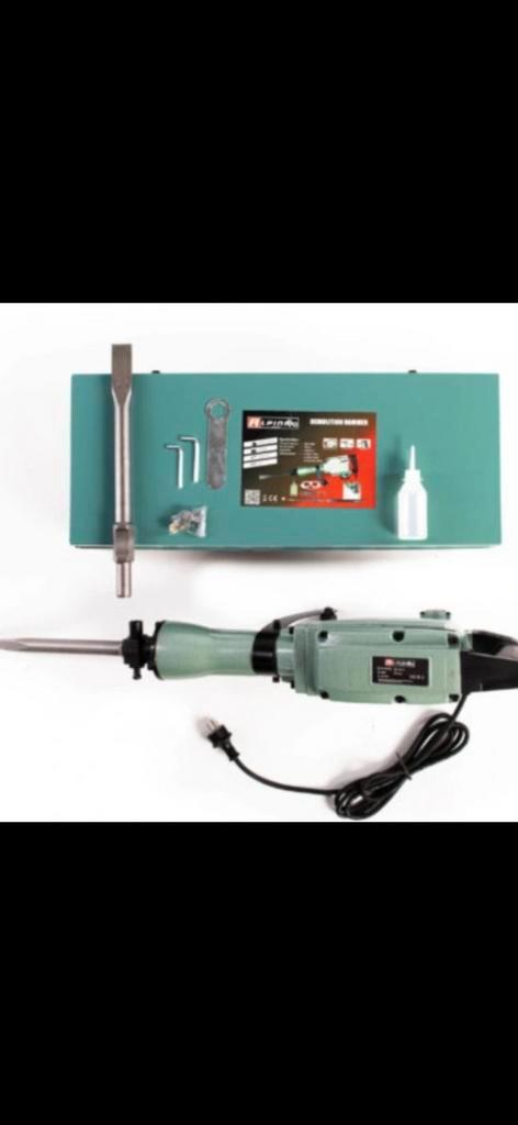 Professionele sloophamer 2200w met beitels, Doe-het-zelf en Verbouw, Gereedschap | Boormachines, Nieuw, 600 watt of meer, Ophalen of Verzenden