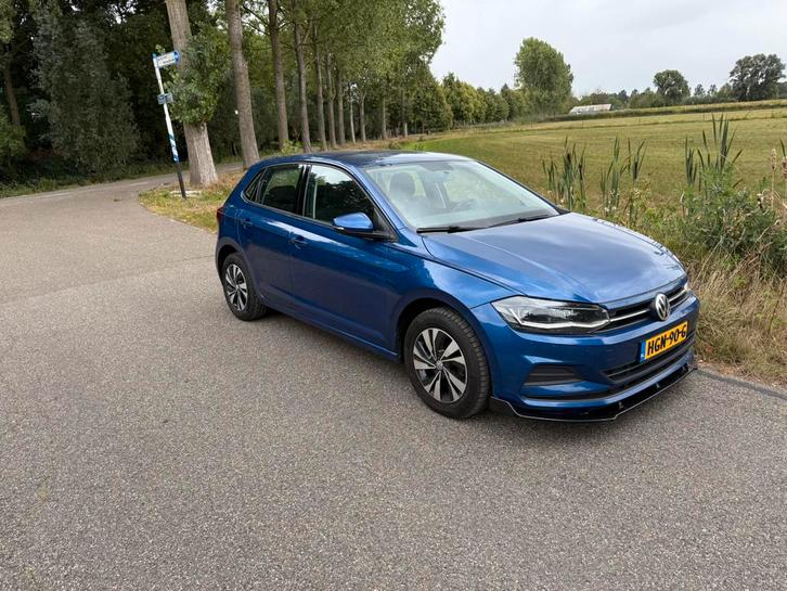 Volkswagen Polo 1.0 TSI 95pk 2018 Blauw, Auto's, Volkswagen, Particulier, Polo, ABS, Adaptieve lichten, Adaptive Cruise Control