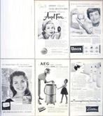 Advertenties reclames van juli 1958 Amstel AEG Knorr Ponds, Ophalen of Verzenden, Gebruikt, Overige typen