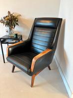BLACK FRIDAY - Stijlvolle Deense Lounge Chair, Huis en Inrichting, Fauteuils, Ophalen, Gebruikt, Hout, 75 tot 100 cm