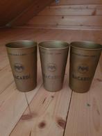 Bacardi oakheart tinnen(?) bekers 3 stuks, Verzamelen, Ophalen of Verzenden, Gebruikt, Gebruiksvoorwerp