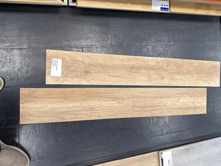 15.00 MTR/2 WINEO PLAK PVC  LICHT EIKEN RESTANT, Huis en Inrichting, Stoffering | Vloerbedekking, Nieuw, Overige typen, Beige