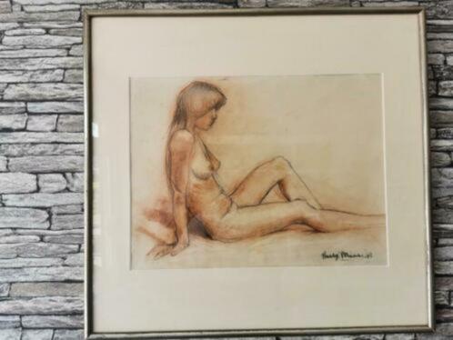 Origineel werk  Harry Maas  Gesigneerd en gedateerd 1948  Kl, Antiek en Kunst, Kunst | Schilderijen | Klassiek, Ophalen