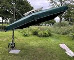 Parasol Solero zwevend met LED verlichting – 3x3 m., Tuin en Terras, Parasols, Ophalen, Gebruikt, Zweefparasol, Kantelbaar