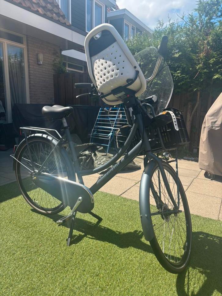 Cortina U4 Family 7 Versnellingen Mat Grijs (Zitje opt.), Fietsen en Brommers, Fietsen | Dames | Moederfietsen, Zo goed als nieuw