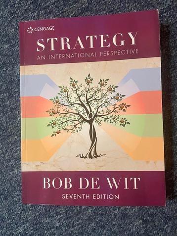 Strategy - Internationaal Perspectief, Bob de Wit beschikbaar voor biedingen