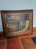 Schilderij op linnen., Antiek en Kunst, Kunst | Schilderijen | Klassiek, Ophalen of Verzenden