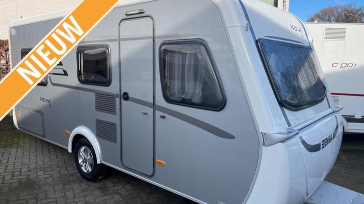 Eriba Nova Light 442 DIRECT LEVERBAAR, Caravans en Kamperen, Caravans, Bedrijf, tot en met 3, 1000 - 1250 kg, Eriba, 5 tot 6 meter