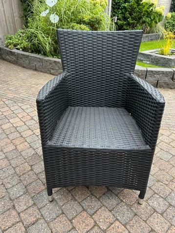 Tuinstoel Antraciet Webbing - Comfortabel! beschikbaar voor biedingen