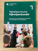 Vakdidactische kijkwijzerbundel Hogeschool Leiden, Boeken, Ophalen of Verzenden, Gelezen, HBO