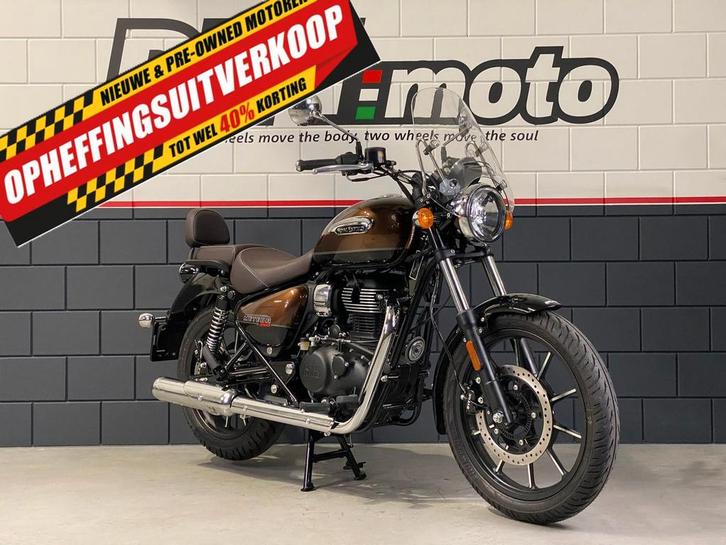 ROYAL ENFIELD METEOR 350 (bj 2023), Motoren, Motoren | Royal Enfield, Bedrijf, Overig, 12 t/m 35 kW, Minimaal motorrijbewijs A2