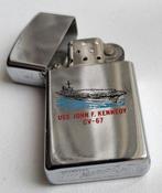 Originele Zippo aansteker John F. Kennedy CV 67, Ophalen of Verzenden, Zo goed als nieuw, Aansteker