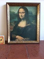 Mona Lisa klein schilderijtje Leonardo da Vinci smile kunst, Huis en Inrichting, Minder dan 50 cm, Ophalen of Verzenden, Zo goed als nieuw