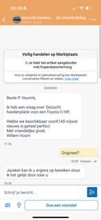 Ik ben opgelicht! Door een nare manier! Pas a.u.b. op!, Auto-onderdelen, Interieur en Bekleding, Ophalen of Verzenden, Nieuw, Toyota